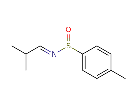 Benzenesulfinamide, 4-methyl-N-(2-methylpropylidene)-, [N(E)]- (9CI)
