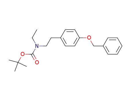 Carbamic acid, ethyl[2-[4-(phenylmethoxy)phenyl]ethyl]-,
1,1-dimethylethyl ester
