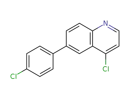 Quinoline, 4-chloro-6-(4-chlorophenyl)-