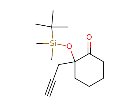 Cyclohexanone, 2-[[(1,1-dimethylethyl)dimethylsilyl]oxy]-2-(2-propynyl)-