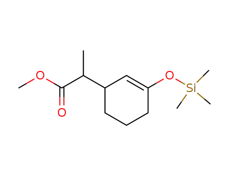 methyl 2-(3-trimethylsiloxycyclohex-2-enyl)propionate
