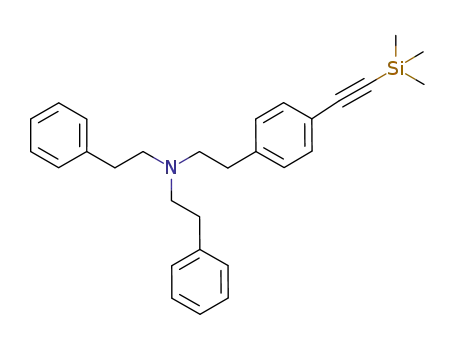 2-[4-(trimethylsilylethynyl)phenyl]-N,N-bis(2-phenylethyl)ethylamine