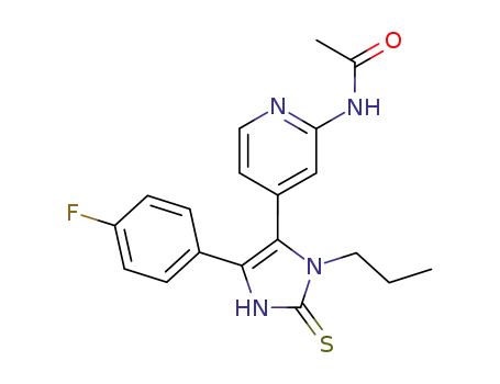 Acetamide,
N-[4-[5-(4-fluorophenyl)-2,3-dihydro-3-propyl-2-thioxo-1H-imidazol-4-yl]-
2-pyridinyl]-