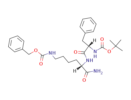 benzyl ((S)-6-amino-5-((S)-2-((tert-butoxycarbonyl)amino)-3-phenylpropanamido)-6-oxohexyl)carbamate