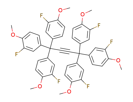 1,1,1,4,4,4-hexakis(3-fluoro-4-methoxyphenyl)but-2-yne