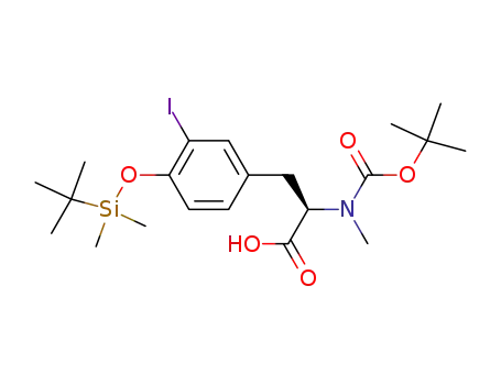 (R)-2-((tert-butoxycarbonyl)(methyl)amino)-3-(4-((tert-butyldimethylsilyl)oxy)-3-iodophenyl)propanoic acid