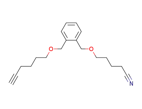 Pentanenitrile, 5-[[2-[(5-hexynyloxy)methyl]phenyl]methoxy]-