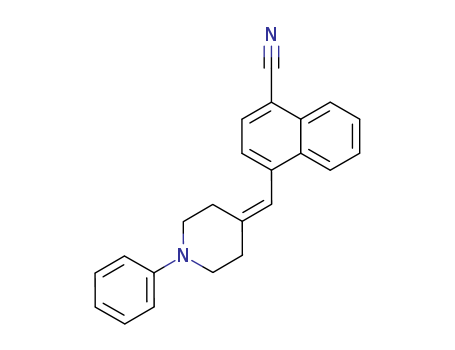 1-Naphthalenecarbonitrile,4-[(1-phenyl-4-piperidinylidene)methyl]-