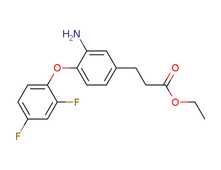 ethyl 3-amino-4-(2,4-difluorophenoxy)phenylpropionate