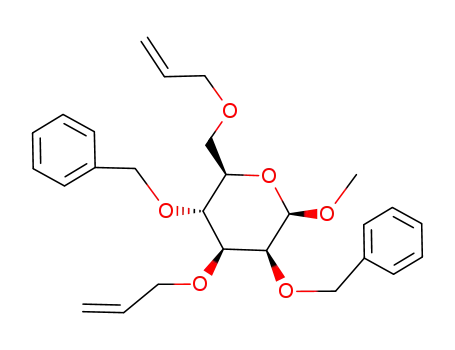 methyl 3,6-di-O-allyl-2,4-di-O-benzyl-β-D-mannopyranoside