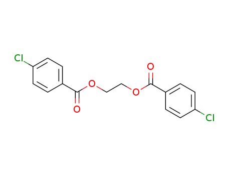 Molecular Structure of 57847-59-3 (Benzoic acid, 4-chloro-, 1,2-ethanediyl ester)