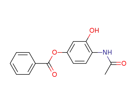 Molecular Structure of 71516-09-1 (Acetamide, N-[4-(benzoyloxy)-2-hydroxyphenyl]-)