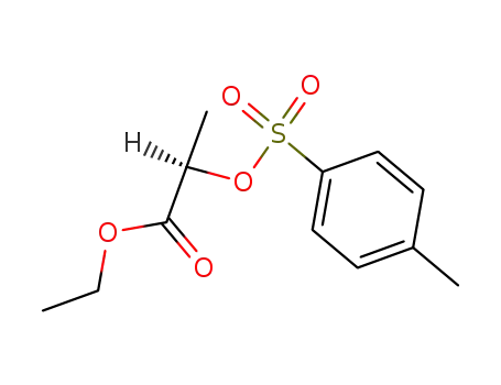 Molecular Structure of 117589-34-1 ((-)-ethyl 2-<(p-tolylsulfonyl)oxy>propionate)