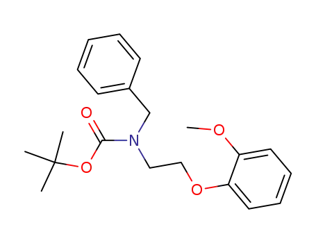 N-[2-(2-methoxyphenoxy)ethyl]-N-benzylcarbamic acid tert-butyl ester