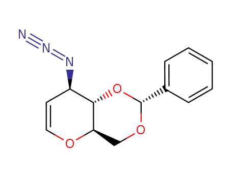 1,5-anhydro-3-azido-4,6-O-benzylidene-2,3-dideoxy-D-arabino-hex-1-enitol