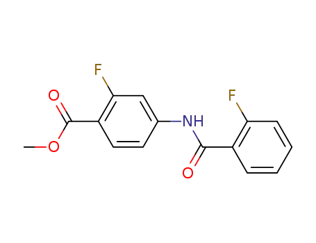 methyl 2-fluoro-4-{[(2-fluorophenyl)carbonyl]amino}benzoate