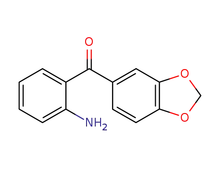Molecular Structure of 178210-71-4 ((2-Amino-phenyl)-benzo[1,3]dioxol-5-yl-methanone)