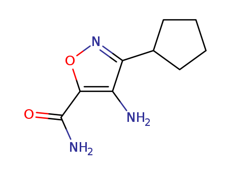 5-Isoxazolecarboxamide, 4-amino-3-cyclopentyl-