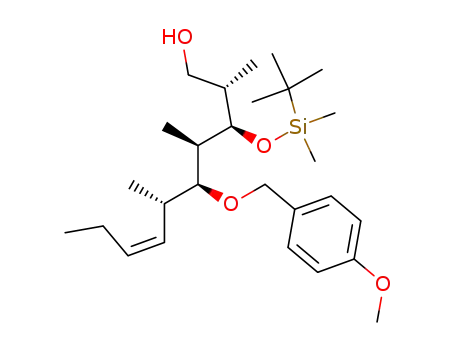 (Z)-(2S,3R,4R,5S,6S)-3-(tert-Butyl-dimethyl-silanyloxy)-5-(4-methoxy-benzyloxy)-2,4,6-trimethyl-dec-7-en-1-ol