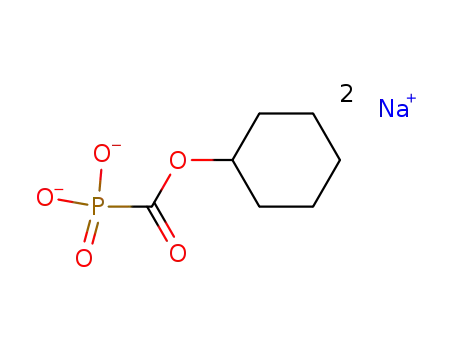 Molecular Structure of 72305-04-5 (Disodium cyclohexoxycarbonylphosphonate)