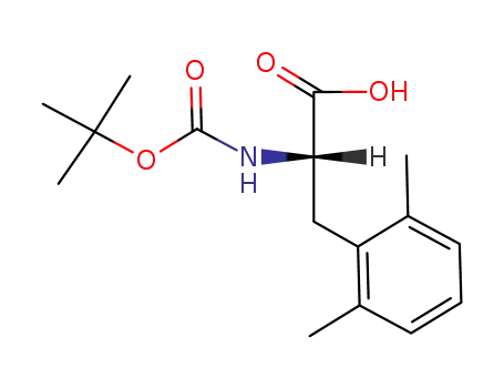 Molecular Structure of 126312-57-0 (Boc-2,6-Dimethy-L-Phenylalanine)