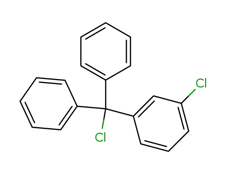 Molecular Structure of 59154-29-9 (Benzene, 1-chloro-3-(chlorodiphenylmethyl)-)