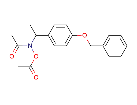 Acetamide, N-(acetyloxy)-N-[1-[4-(phenylmethoxy)phenyl]ethyl]-