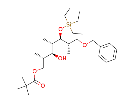 2,2-Dimethyl-propionic acid (2S,3S,4S,5S,6S)-7-benzyloxy-3-hydroxy-2,4,6-trimethyl-5-triethylsilanyloxy-heptyl ester