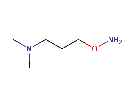 Molecular Structure of 54197-52-3 (1-Propanamine, 3-(aminooxy)-N,N-dimethyl-)