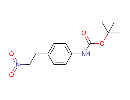 Carbamic acid, [4-(2-nitroethyl)phenyl]-, 1,1-dimethylethyl ester