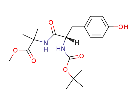 Alanine, N-[N-[(1,1-dimethylethoxy)carbonyl]-L-tyrosyl]-2-methyl-, methyl
ester