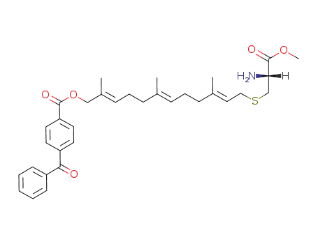 S-[12-(4-benzoylbenzoyloxy)-farnesyl]-cysteine methyl ester