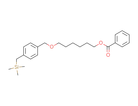 1-Hexanol, 6-[[4-[(trimethylsilyl)methyl]phenyl]methoxy]-, benzoate