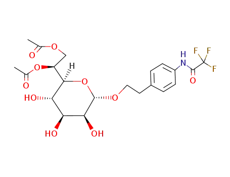 2-(4-trifluoroacetamidophenyl)ethyl 6,7-di-O-acetyl-L-glycero-α-D-manno-heptopyranoside