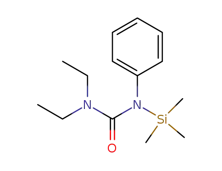 Molecular Structure of 1146-59-4 (N,N-diethyl-N'-phenyl-N'-trimethylsilyl urea)