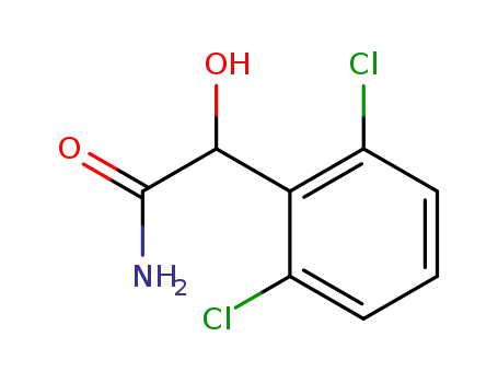 벤젠아세트아미드, 2,6-디클로로-알파-하이드록시-