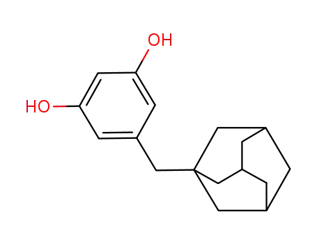 Molecular Structure of 861892-39-9 (5-(1-adamantyl)methylresorcinol)