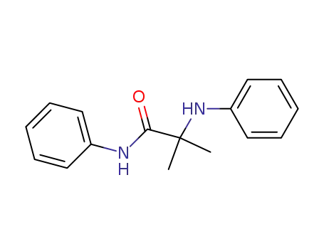 Molecular Structure of 74262-30-9 (2-methyl-N-phenyl-2-(phenylamino)propanamide)