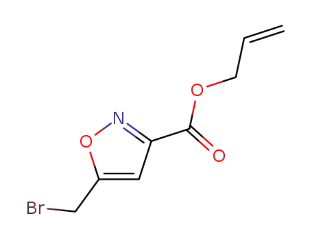 Molecular Structure of 833445-84-4 (ALLYL 5-(BROMOMETHYL)ISOXAZOLE-3-CARBOXYLATE)