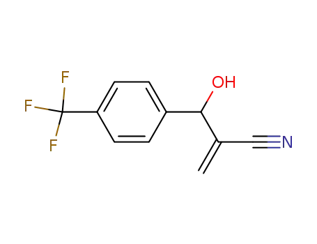 Benzenepropanenitrile, b-hydroxy-a-methylene-4-(trifluoromethyl)-