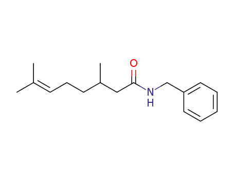 Molecular Structure of 220445-67-0 (3,7-dimethyloct-6-enoic acid benzylamide)