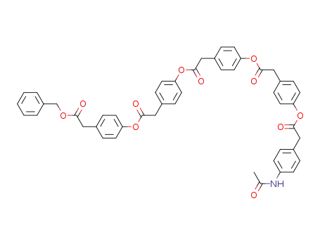 [4-(2-{4-[2-(4-Acetylamino-phenyl)-acetoxy]-phenyl}-acetoxy)-phenyl]-acetic acid 4-(4-benzyloxycarbonylmethyl-phenoxycarbonylmethyl)-phenyl ester