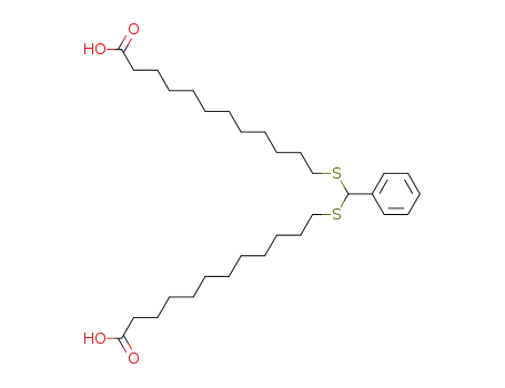 12,12'-[(Phenylmethylene)disulfanediyl]didodecanoic acid