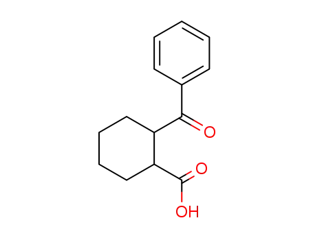 Molecular Structure of 61959-30-6 (Cyclohexanecarboxylic acid, 2-benzoyl-)