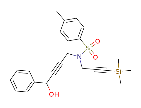 <i>N</i>-(4-hydroxy-4-phenyl-but-2-ynyl)-4-methyl-<i>N</i>-(3-trimethylsilanyl-prop-2-ynyl)-benzenesulfonamide
