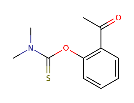 Carbamothioic acid,dimethyl-, O-(2-acetylphenyl) ester (9CI)