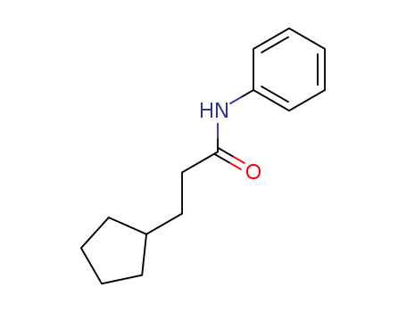 3-cyclopentyl-N-phenyl-propanamide cas  4500-28-1
