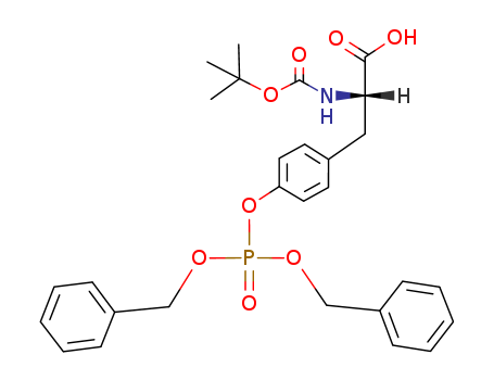 L-Tyrosine,N-[(1,1-dimethylethoxy)carbonyl]-, bis(phenylmethyl) phosphate (ester) (9CI)