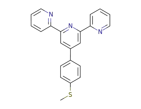 4′-(4-methylmercaptophenyl)-2,2′:6′2″-terpyridine
