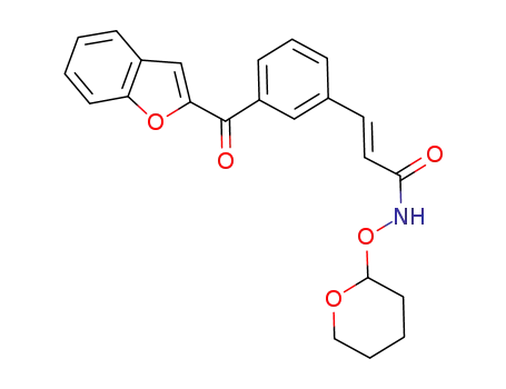 trans-3-[3-(benzofuran-2-carbonyl)phenyl]-N-(tetrahydropyran-2-yloxy)acrylamide